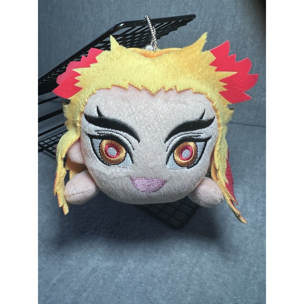 Rengoku Kyojuro Demon Slayer Keychain 8in Nesoberi Small‎ Plush Kimetsu no yaiba